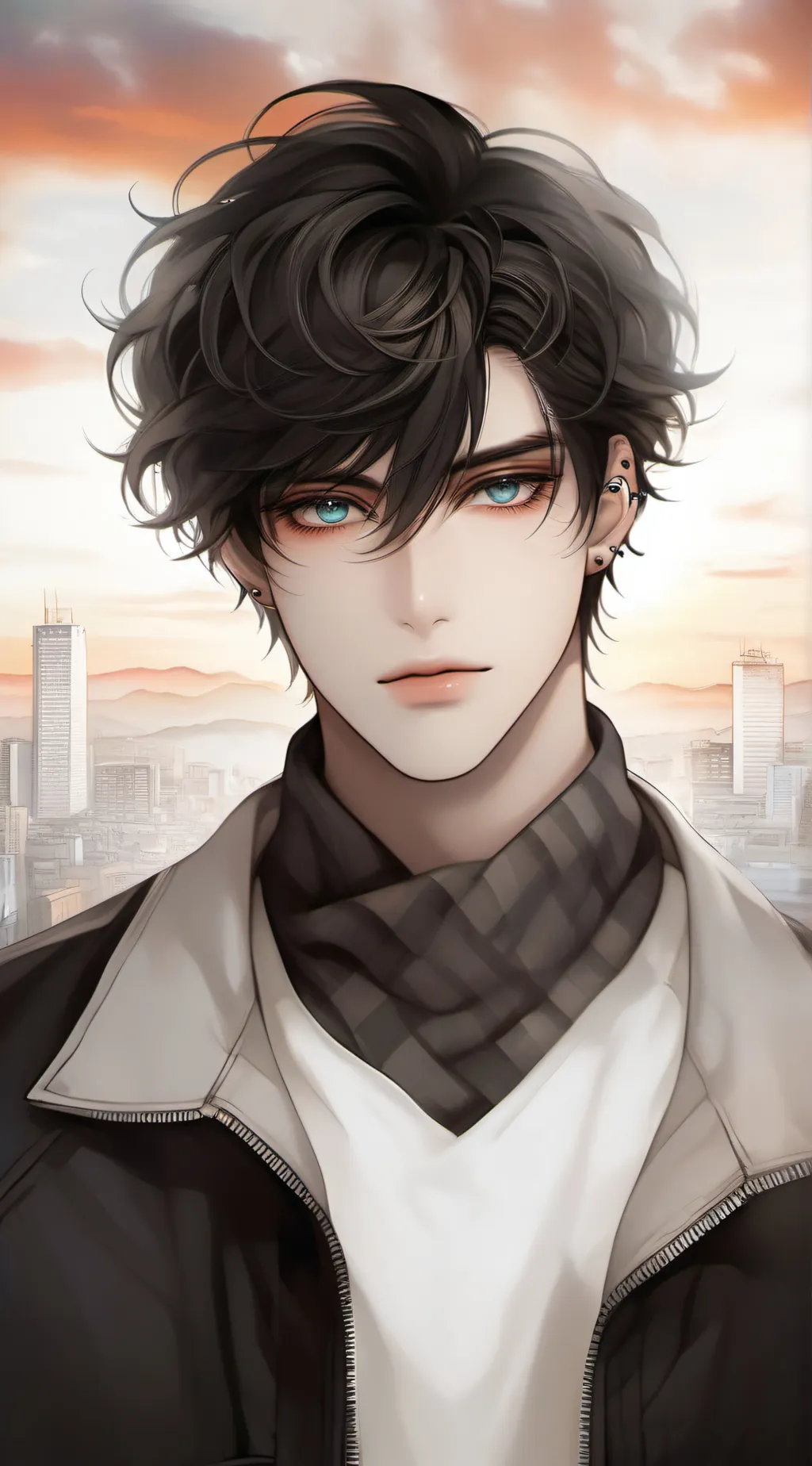 ai character: Levi  background