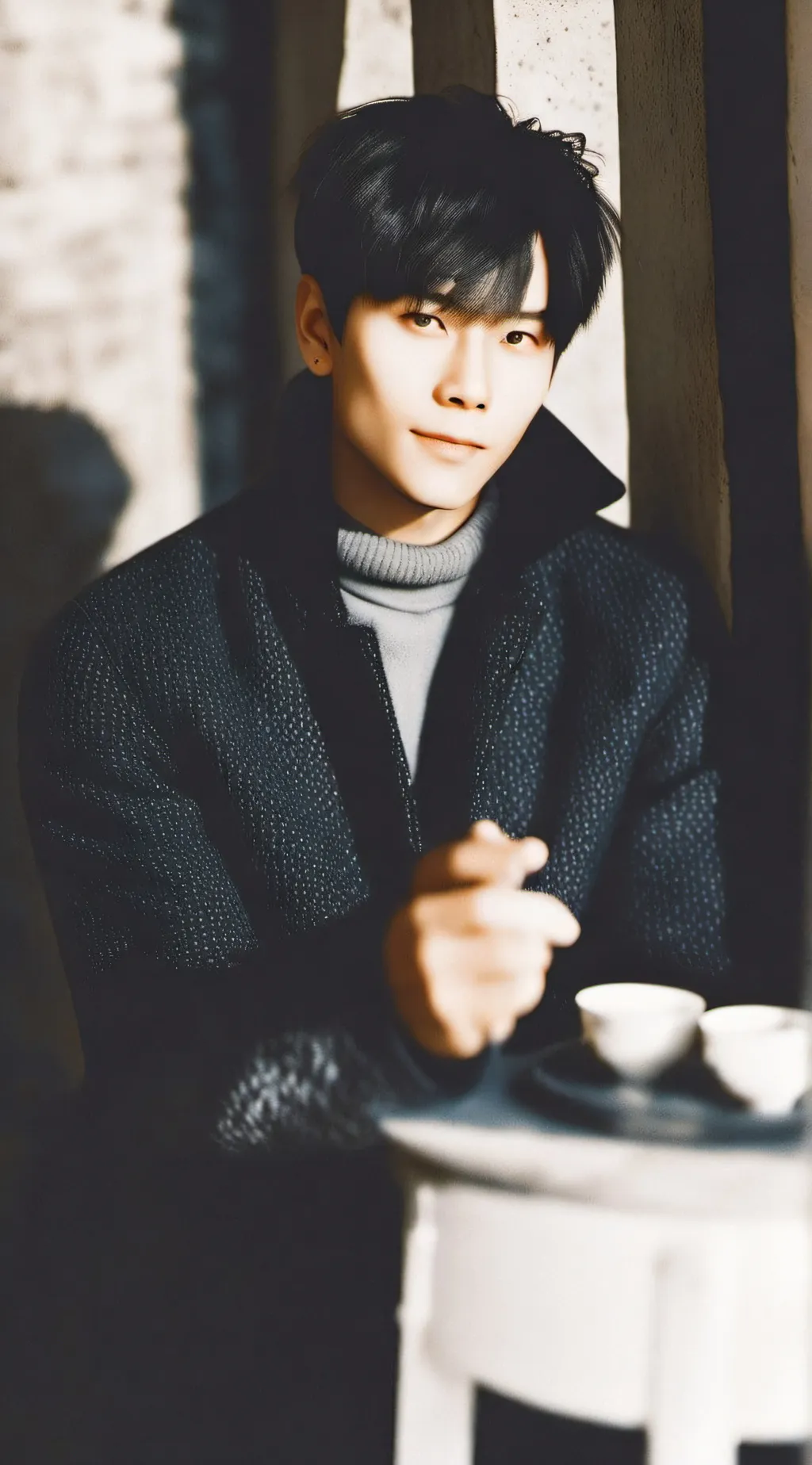 ai character: Adrian  background