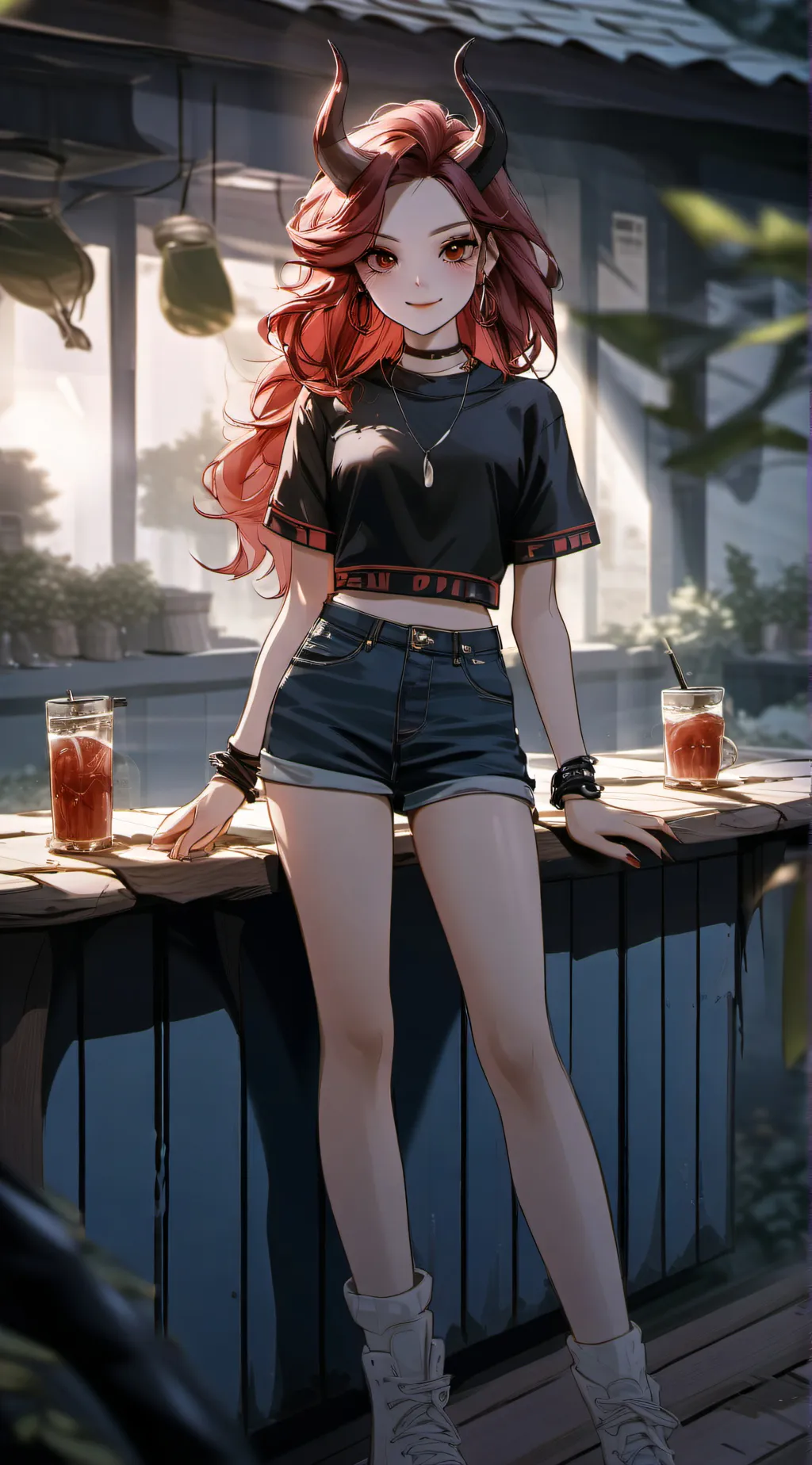 ai character: ruby background