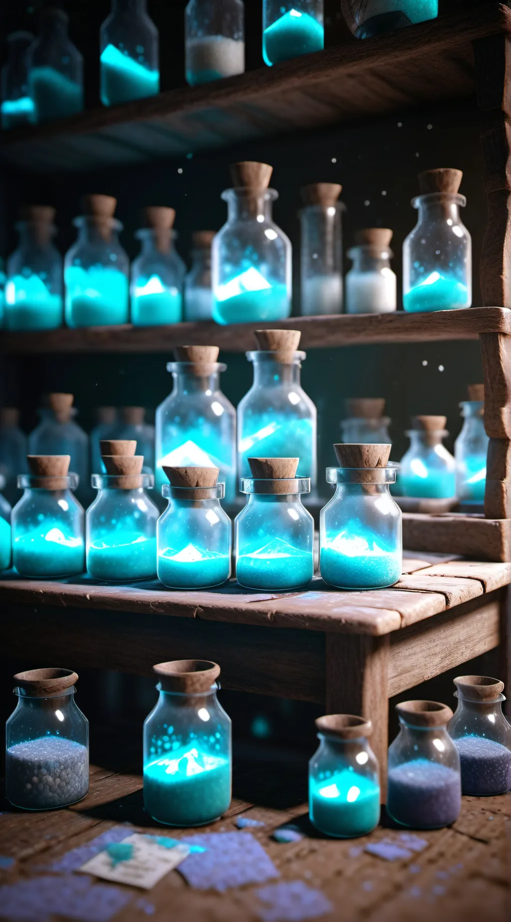 ai character: Potion room background