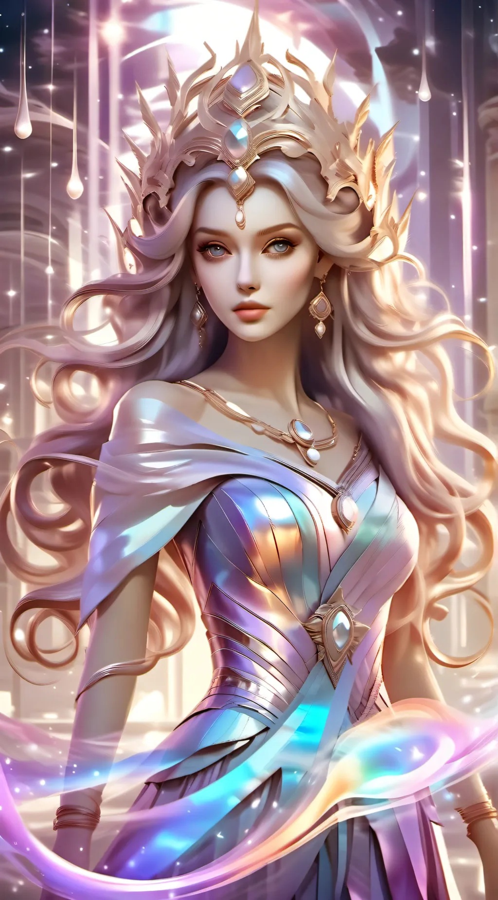 ai character: Girly pop background