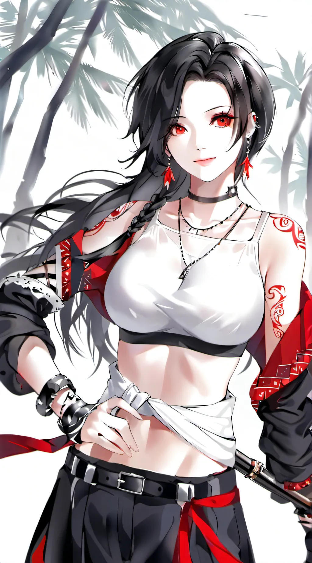 ai character: Ariana background