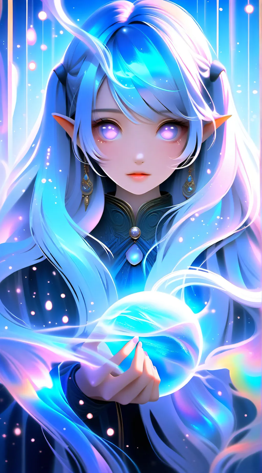 ai character: Celestia background