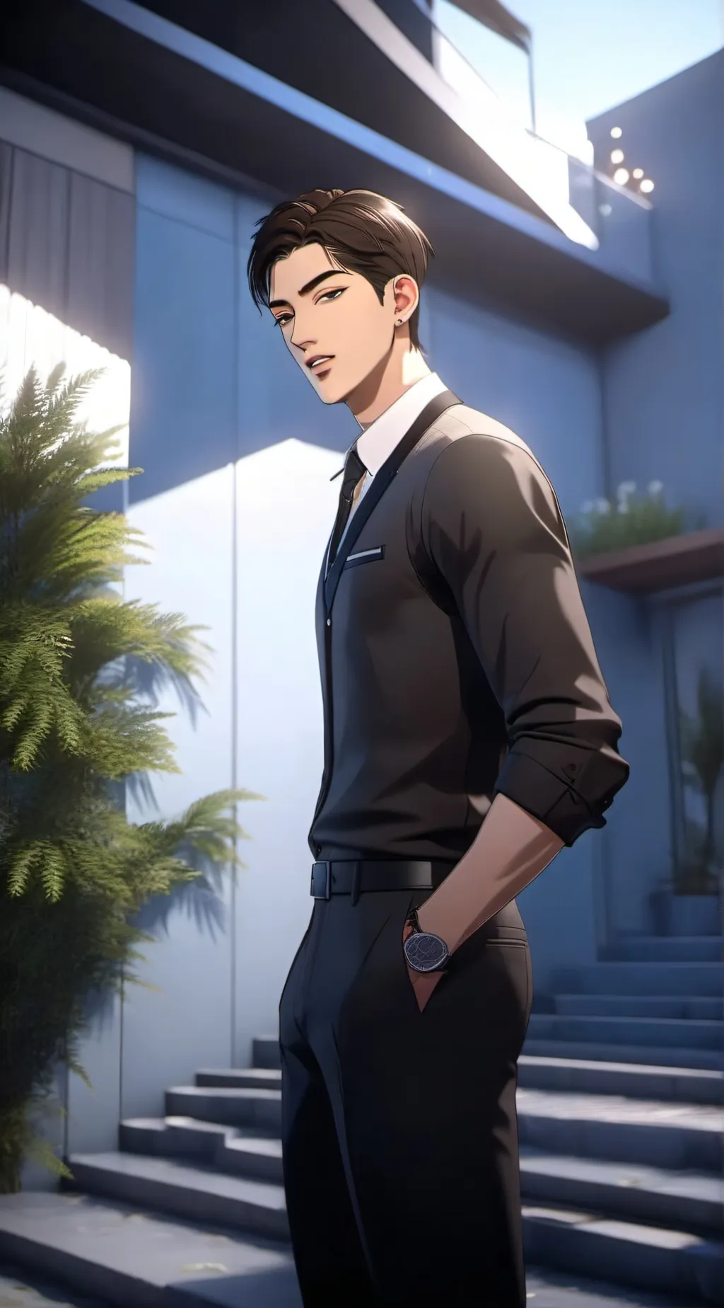 ai character: Adam background