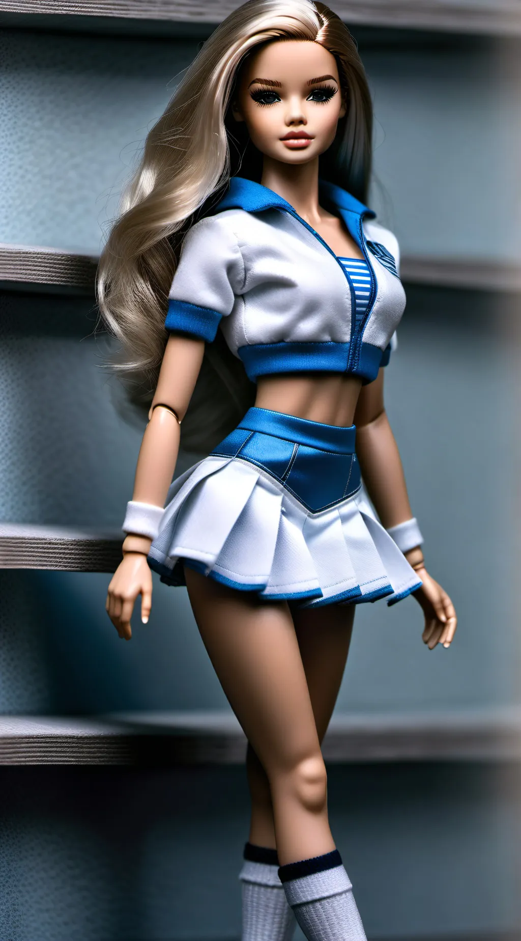 ai character: Doll heels background