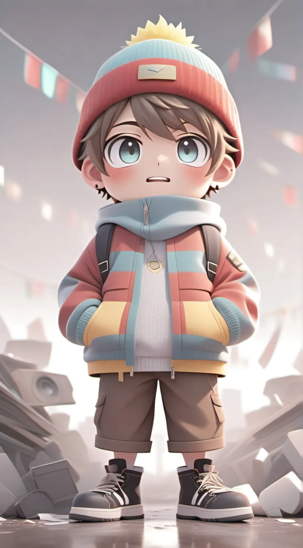 ai character: Eric Cartman background