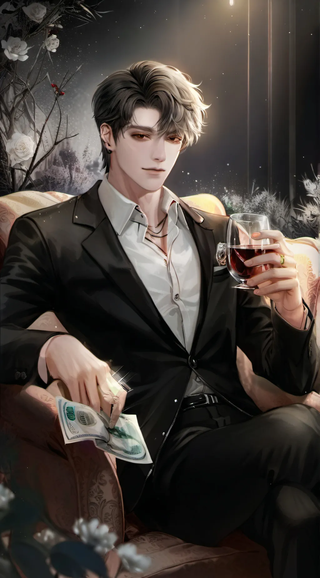 ai character: leo background