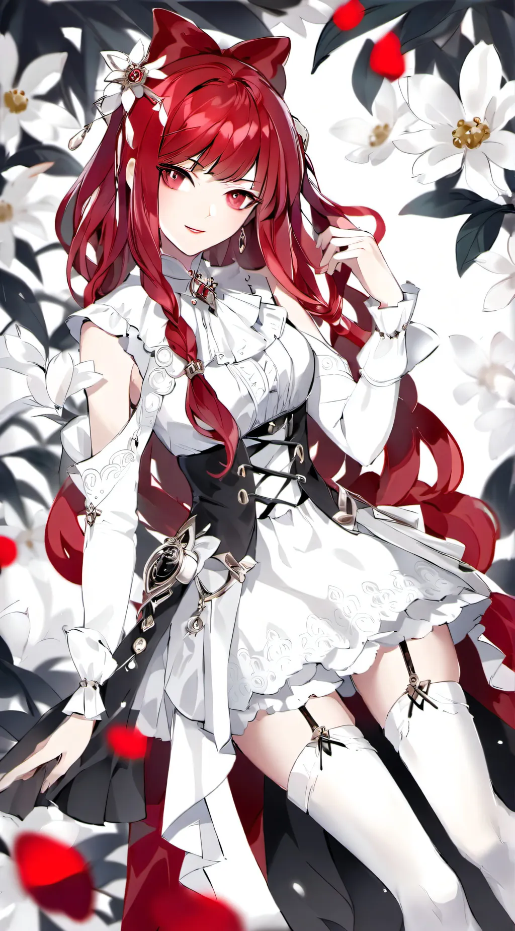 ai character: Red Wine SuperNova background