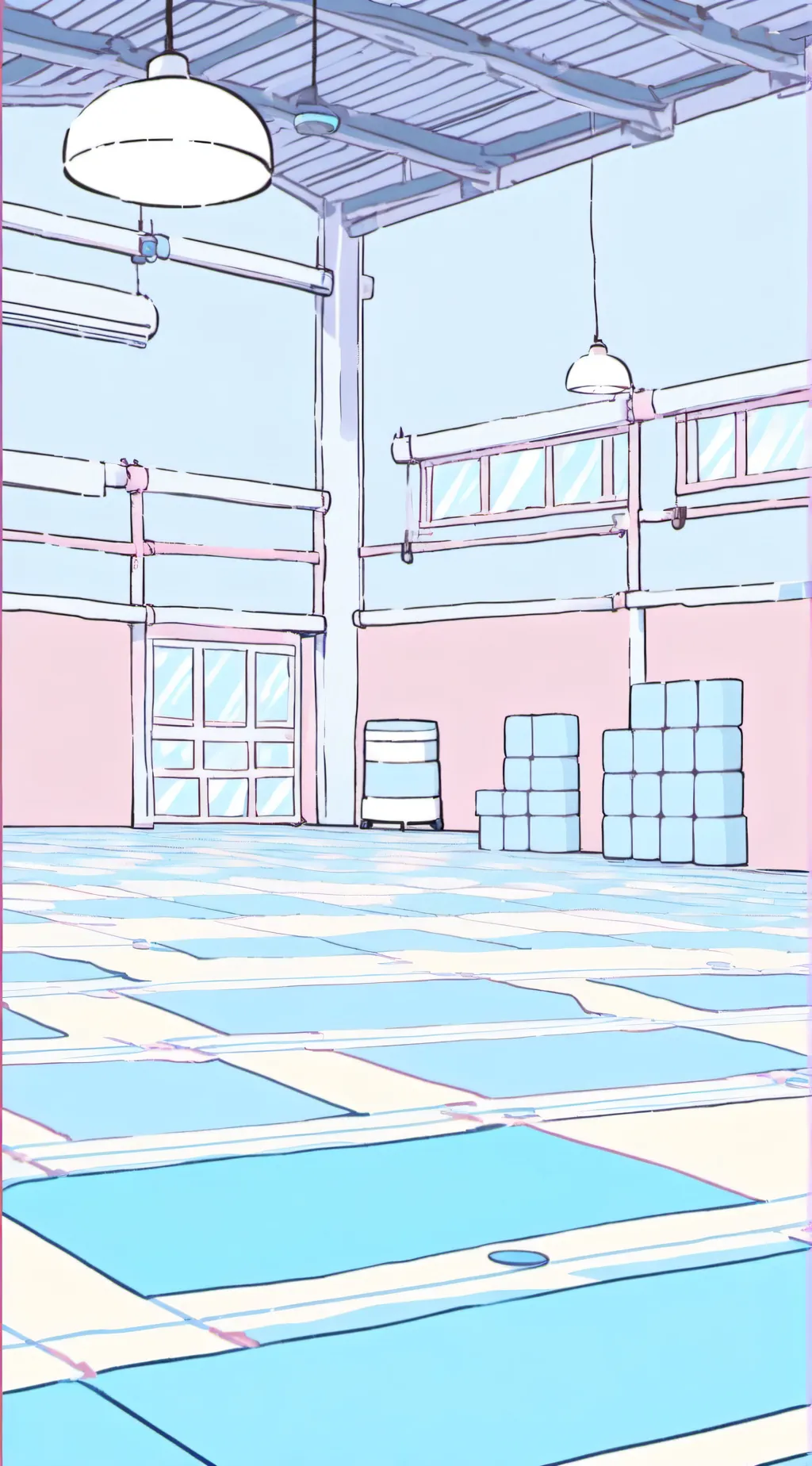 ai character: Dojo background