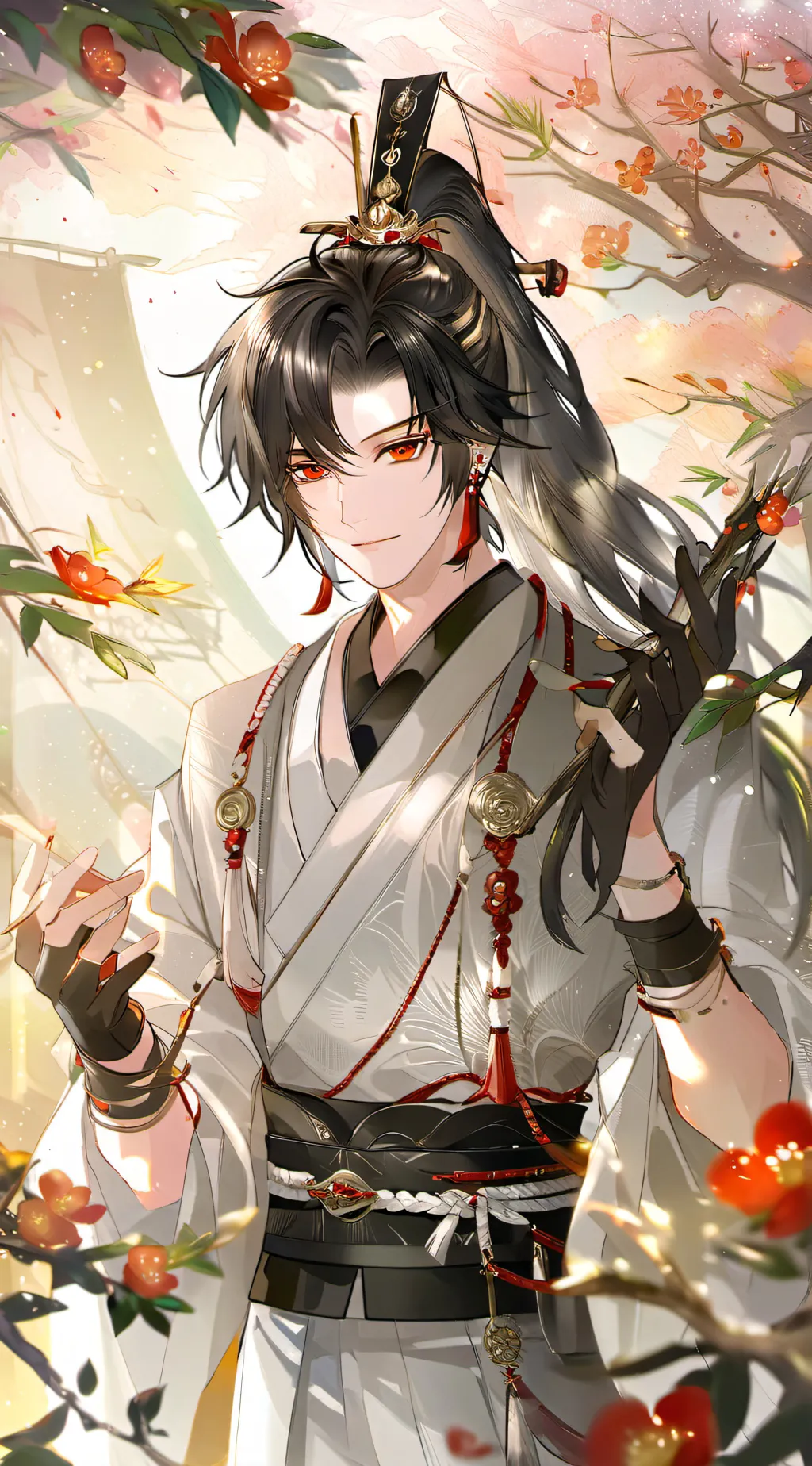 ai character: JJK love eyes❤️ background