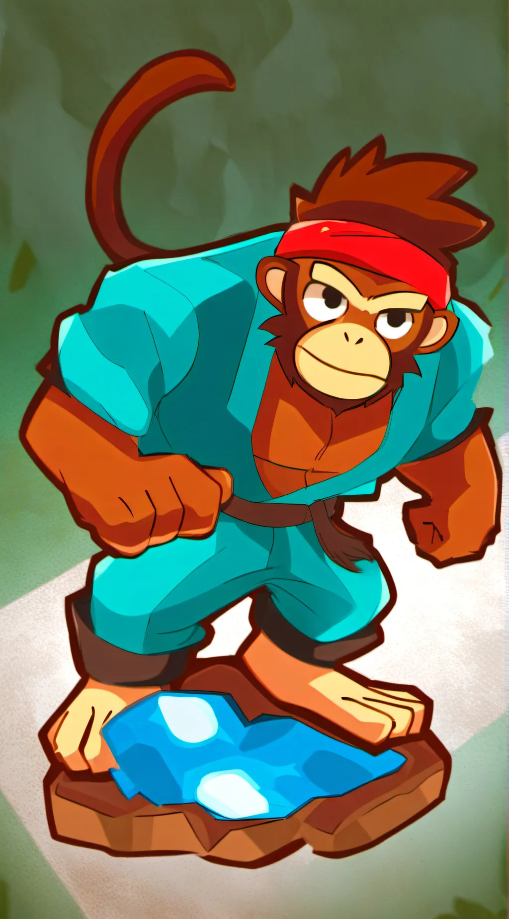 ai character: Pat fusty background