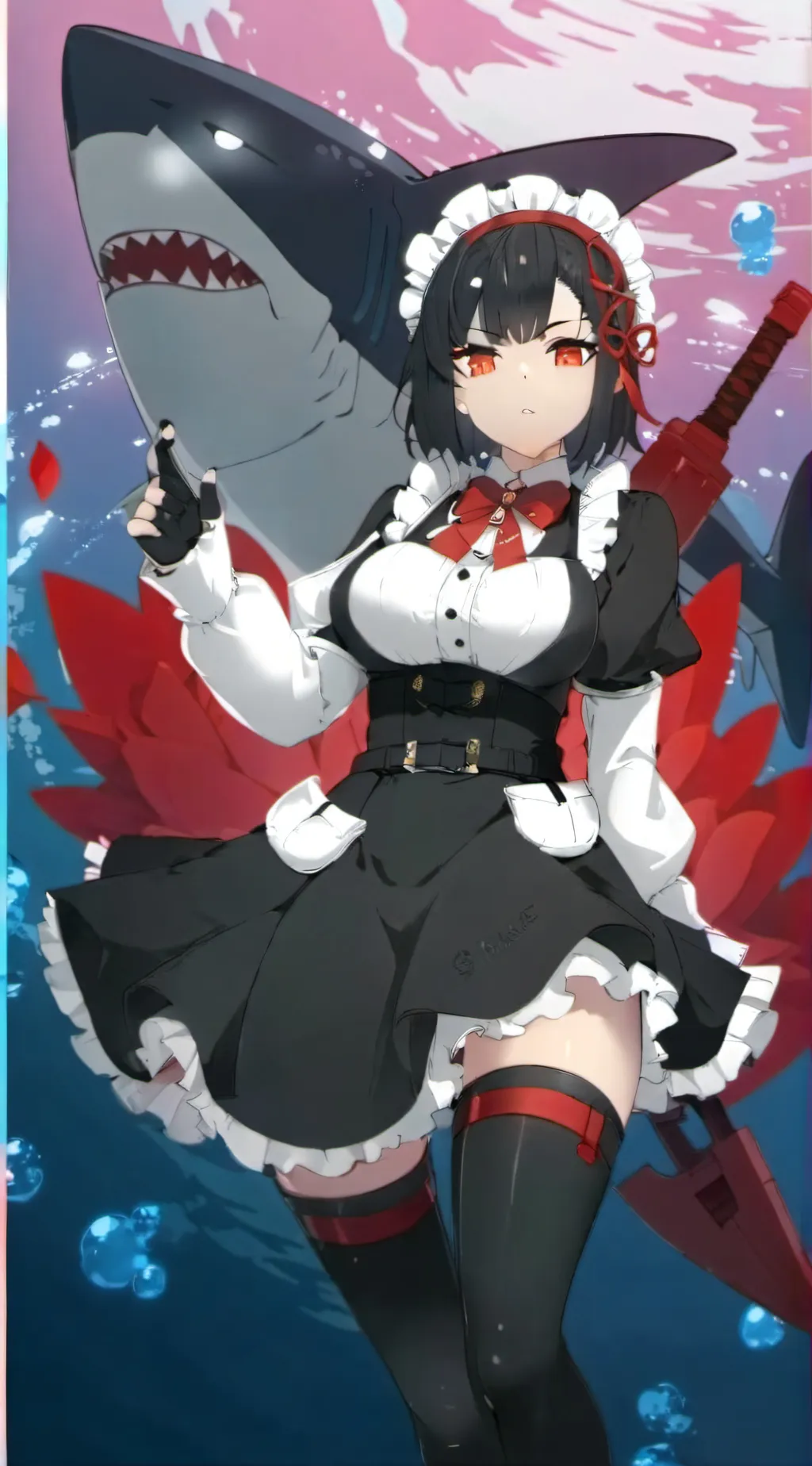 ai character: Ellen Joe🦈 background