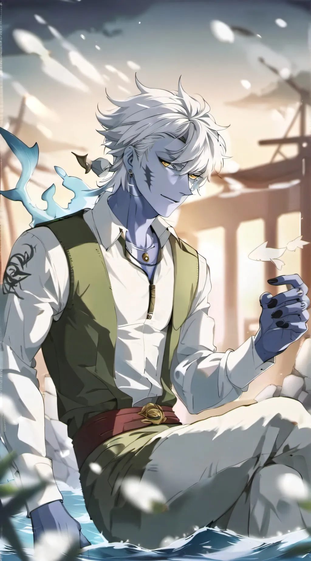 ai character: Samir  background