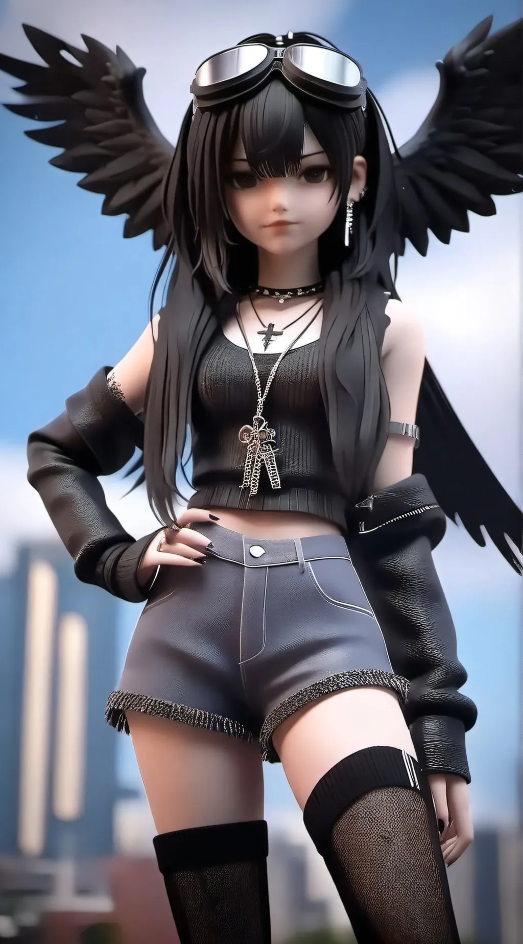 ai character: Sandy background