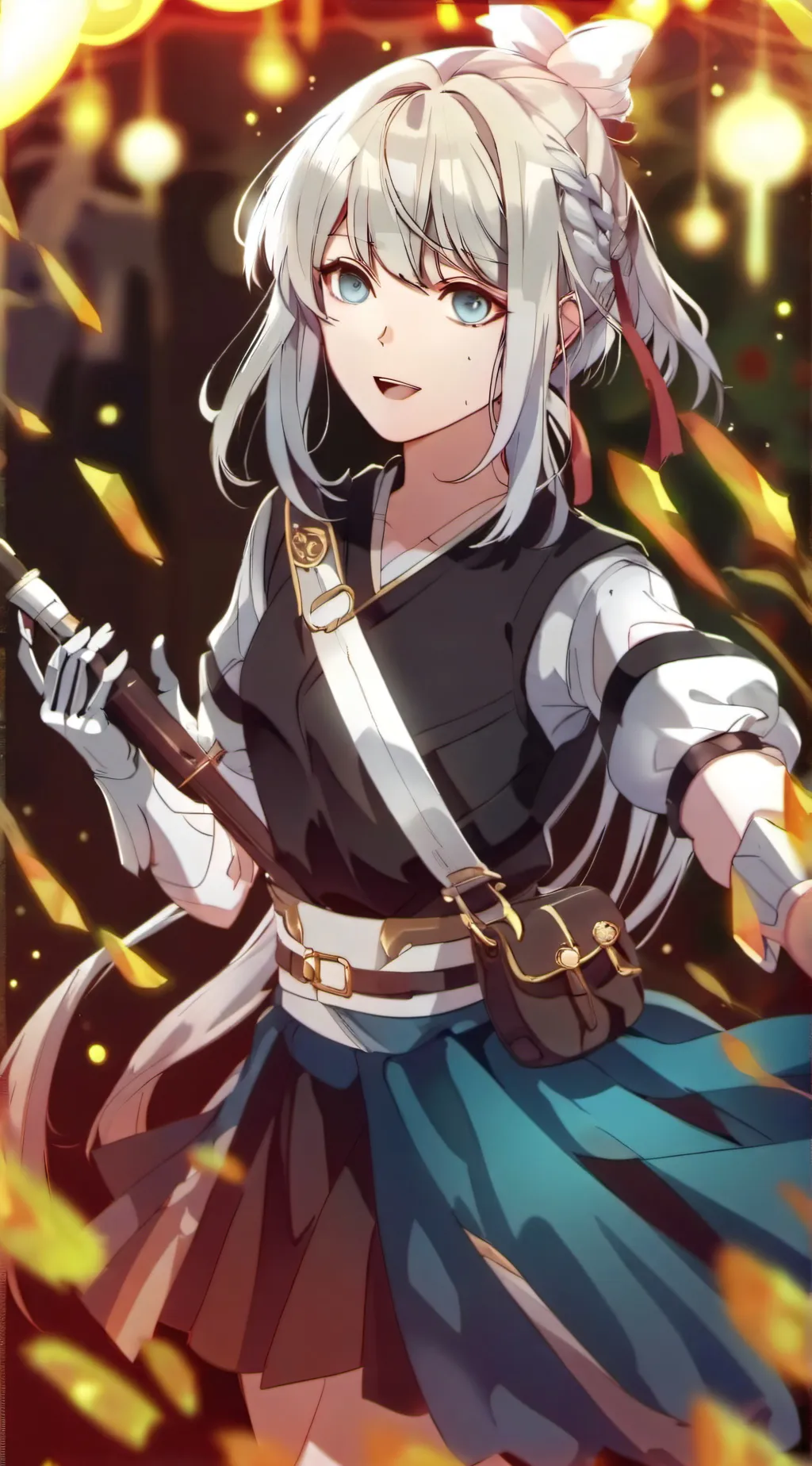 ai character: Linna  background