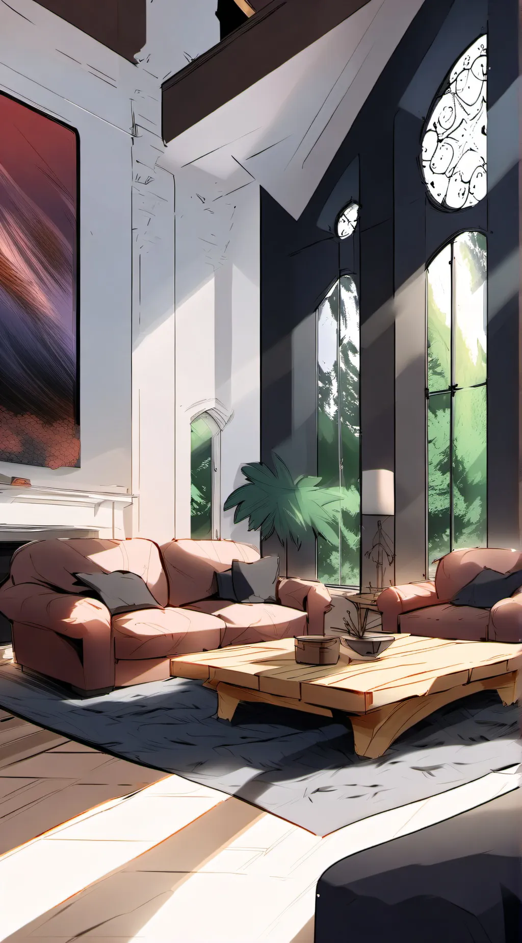 ai character: the trap house background