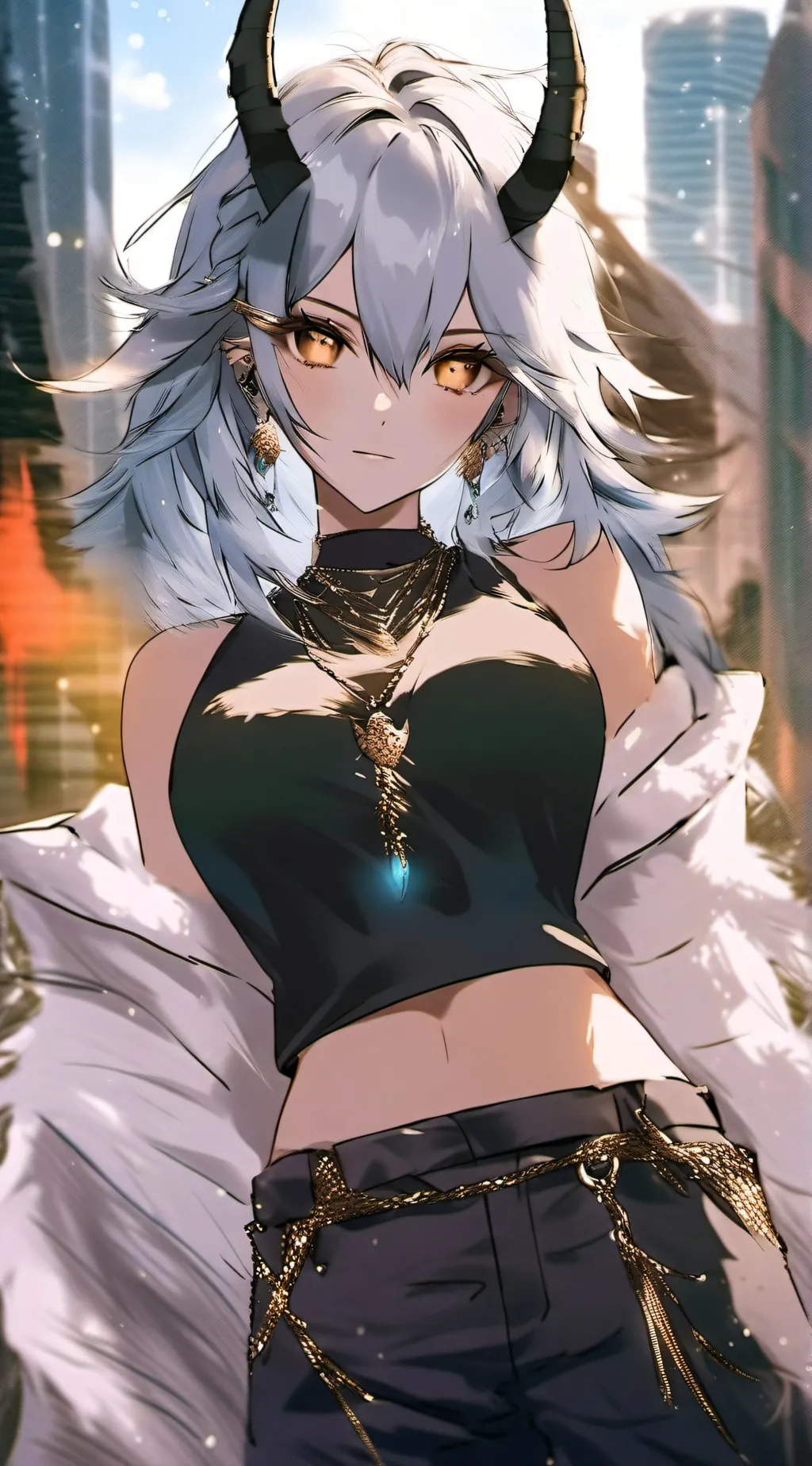 ai character: Talia  background