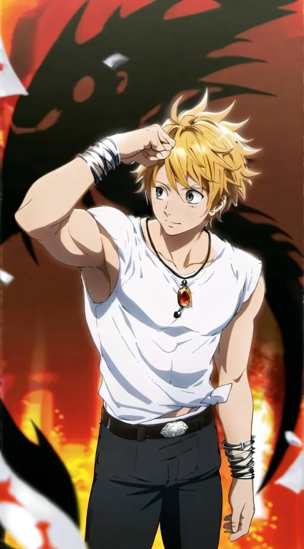 ai character: Meliodas brother  background