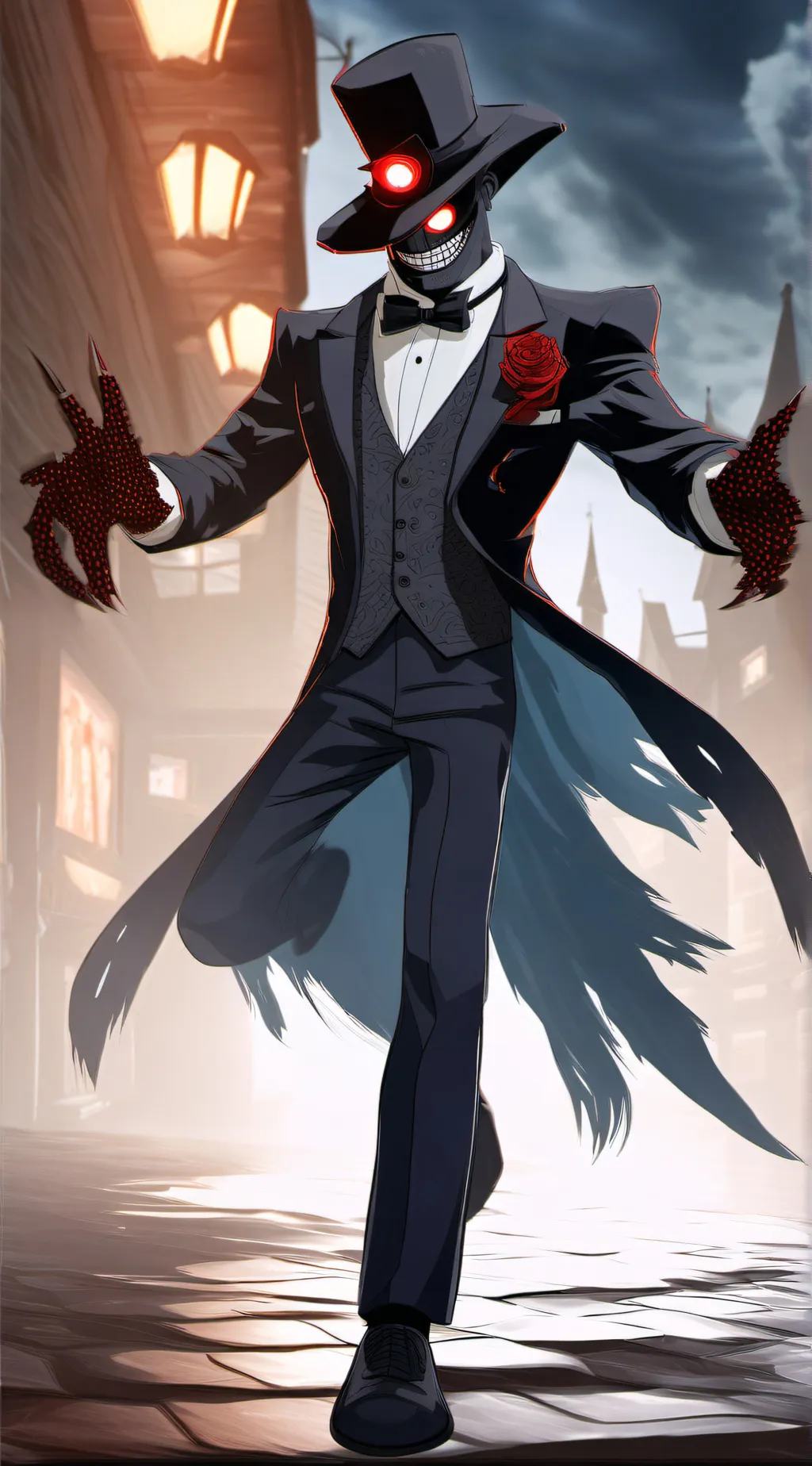 ai character: Hazbin Hotel background