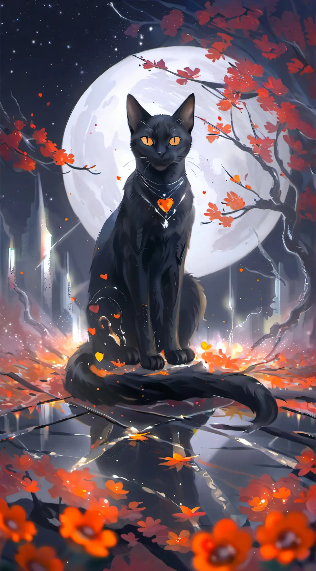 ai character: cat background