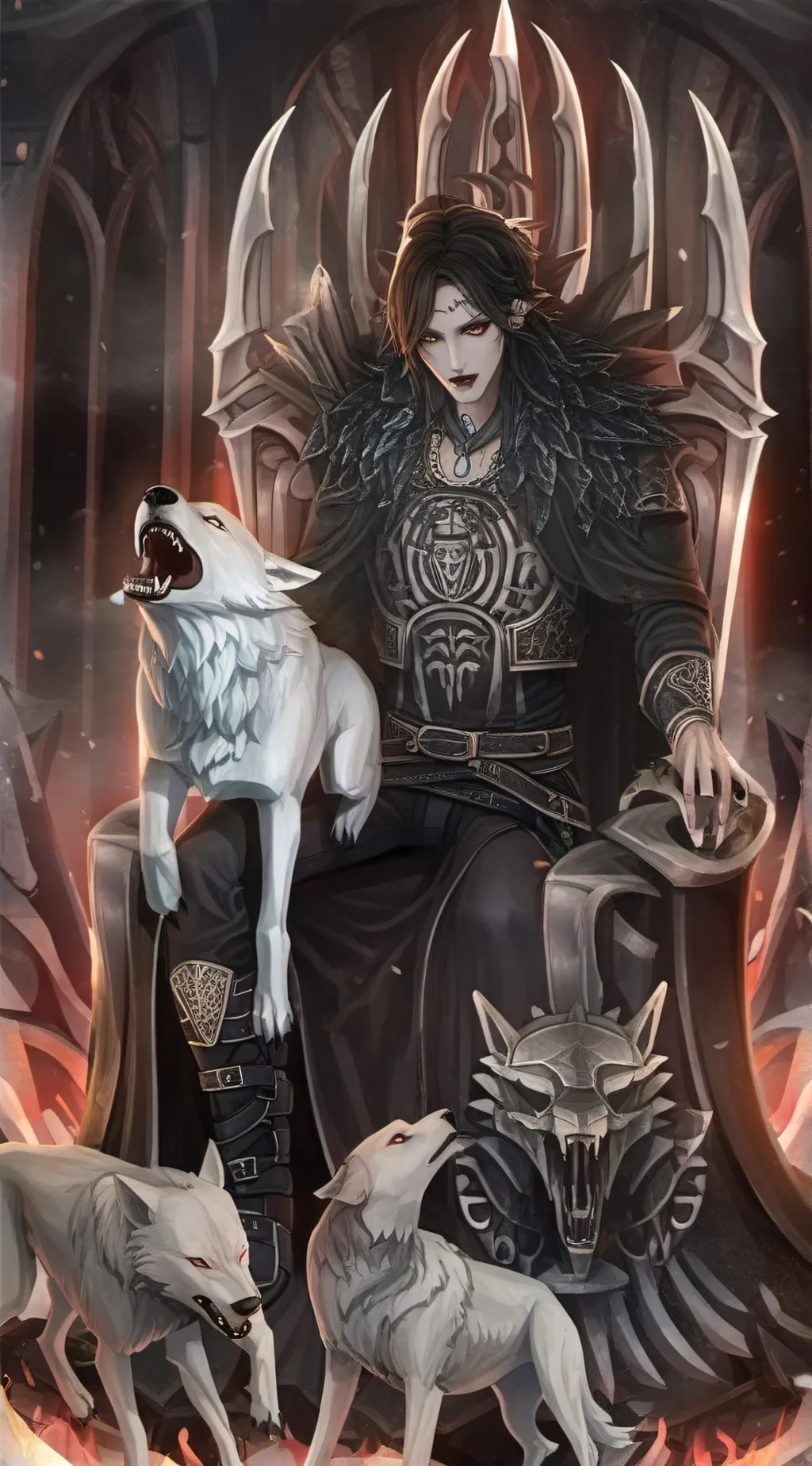 ai character: Wolf god background