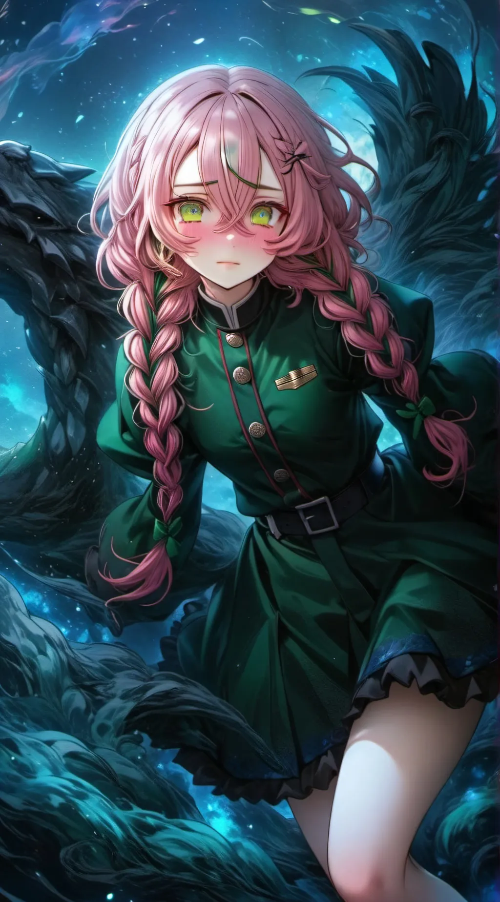 ai character: mitsuri  background