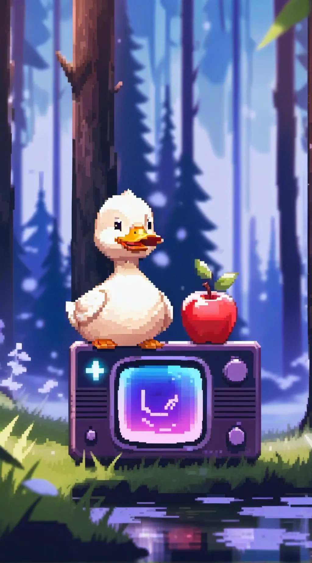 ai character: HH RadioApple background