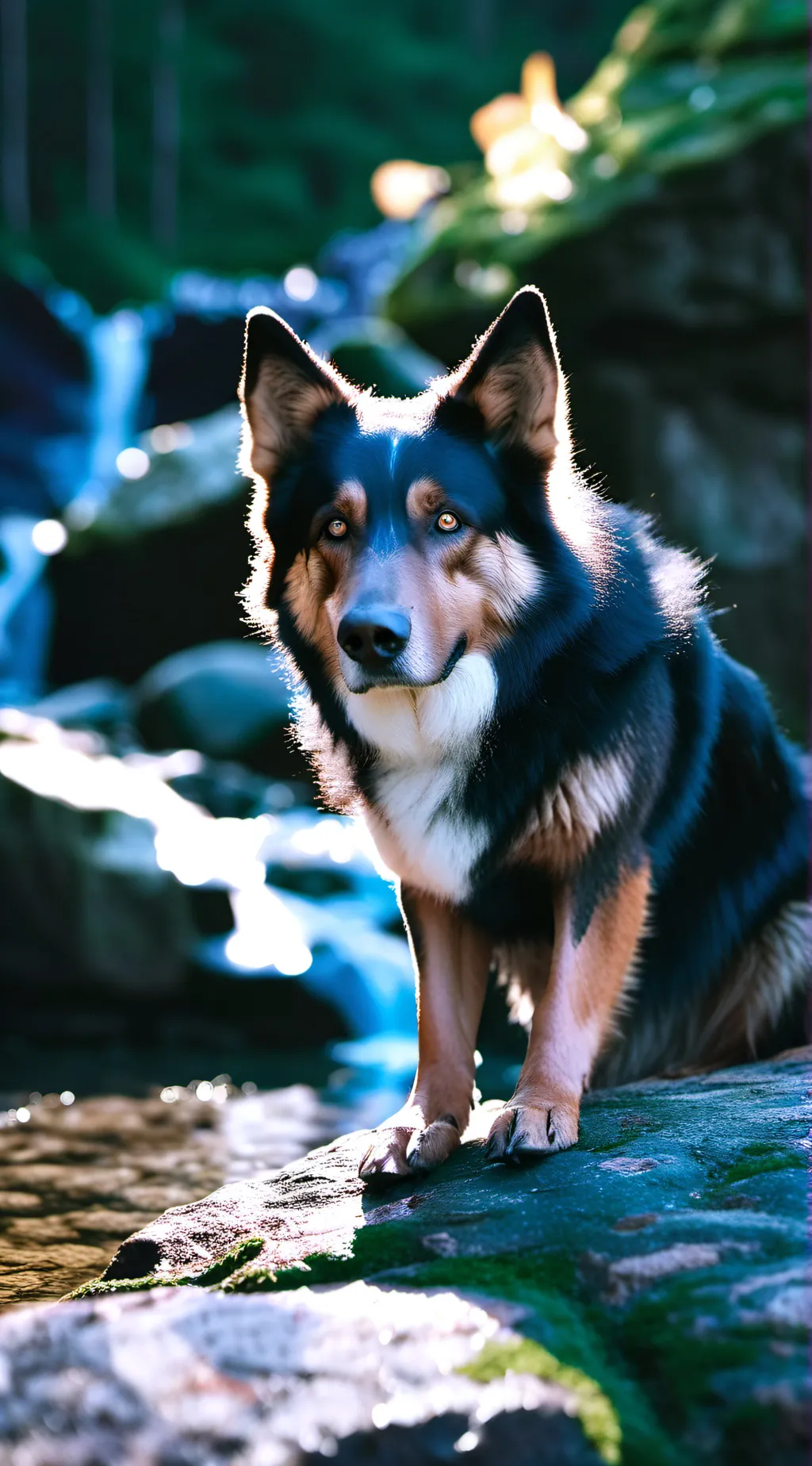 ai character: Jellybean as a dog background