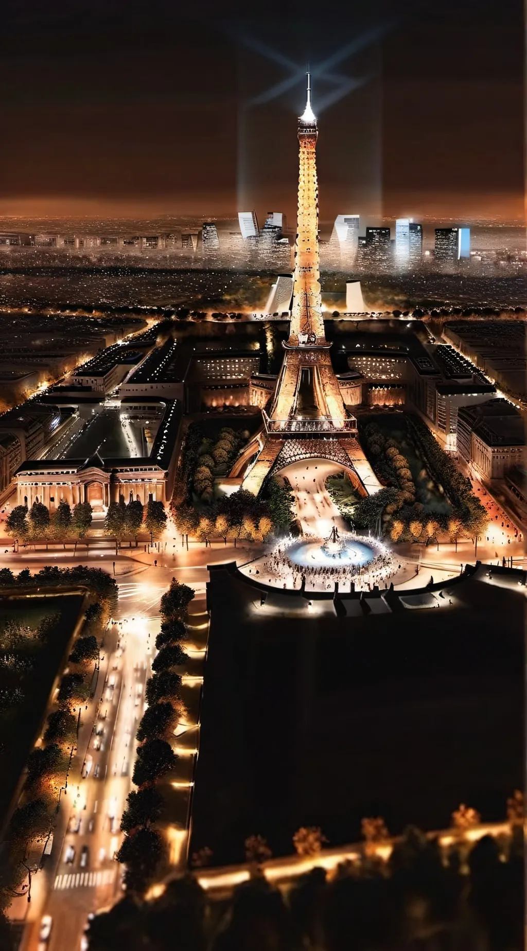 ai character: Trip in Paris  background