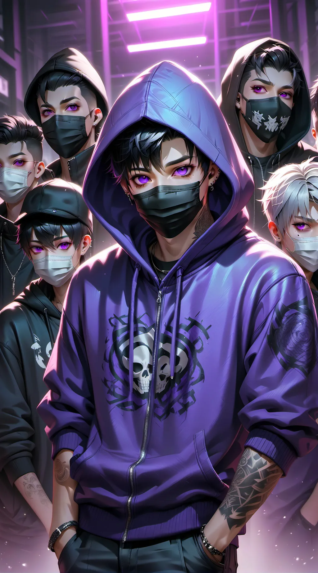 ai character: ShadowX 影 🥷 background