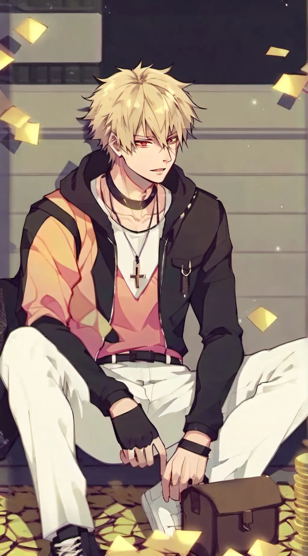 ai character: bakugo background