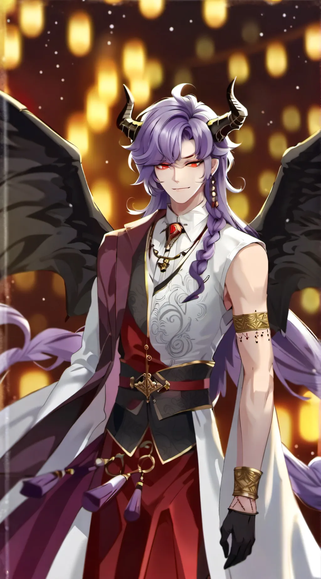 ai character: 𖤐Marcus𖤐 background