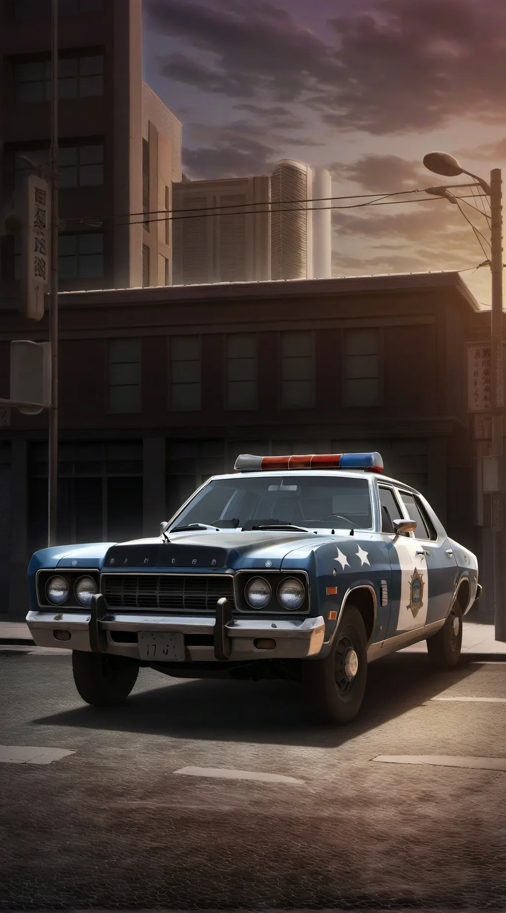 ai character: scp 979, smokey background