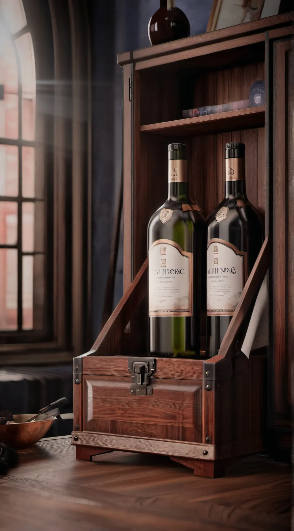 ai character: Drunk Alastor  background