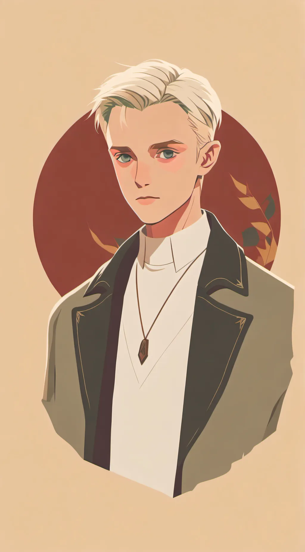 ai character: draco malfoy  background
