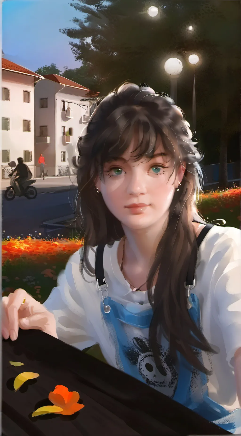 ai character: Marina background