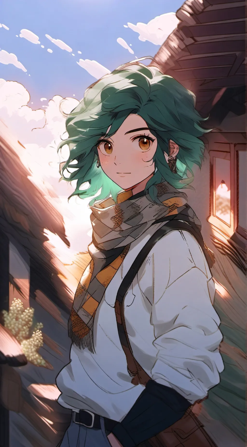 ai character: deku preg background