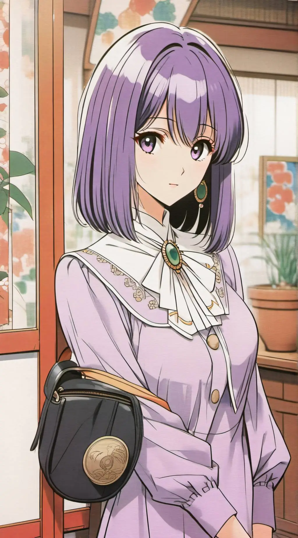 ai character: lily background