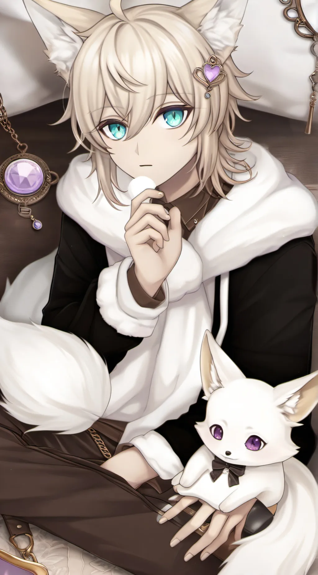 ai character: Crystal background