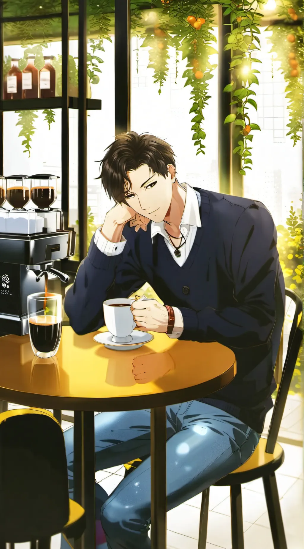 ai character: Max background