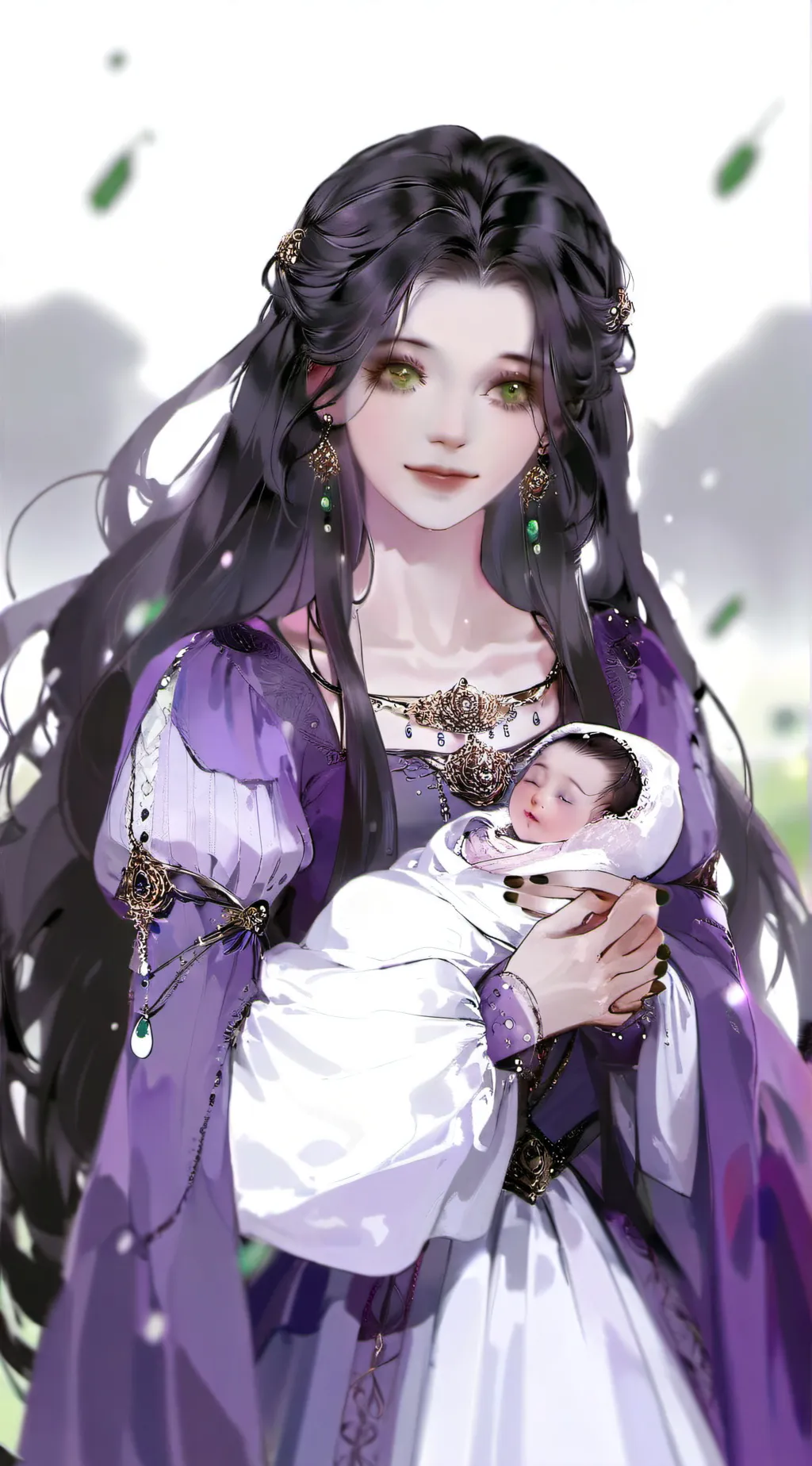 ai character: Maria and sukuna background