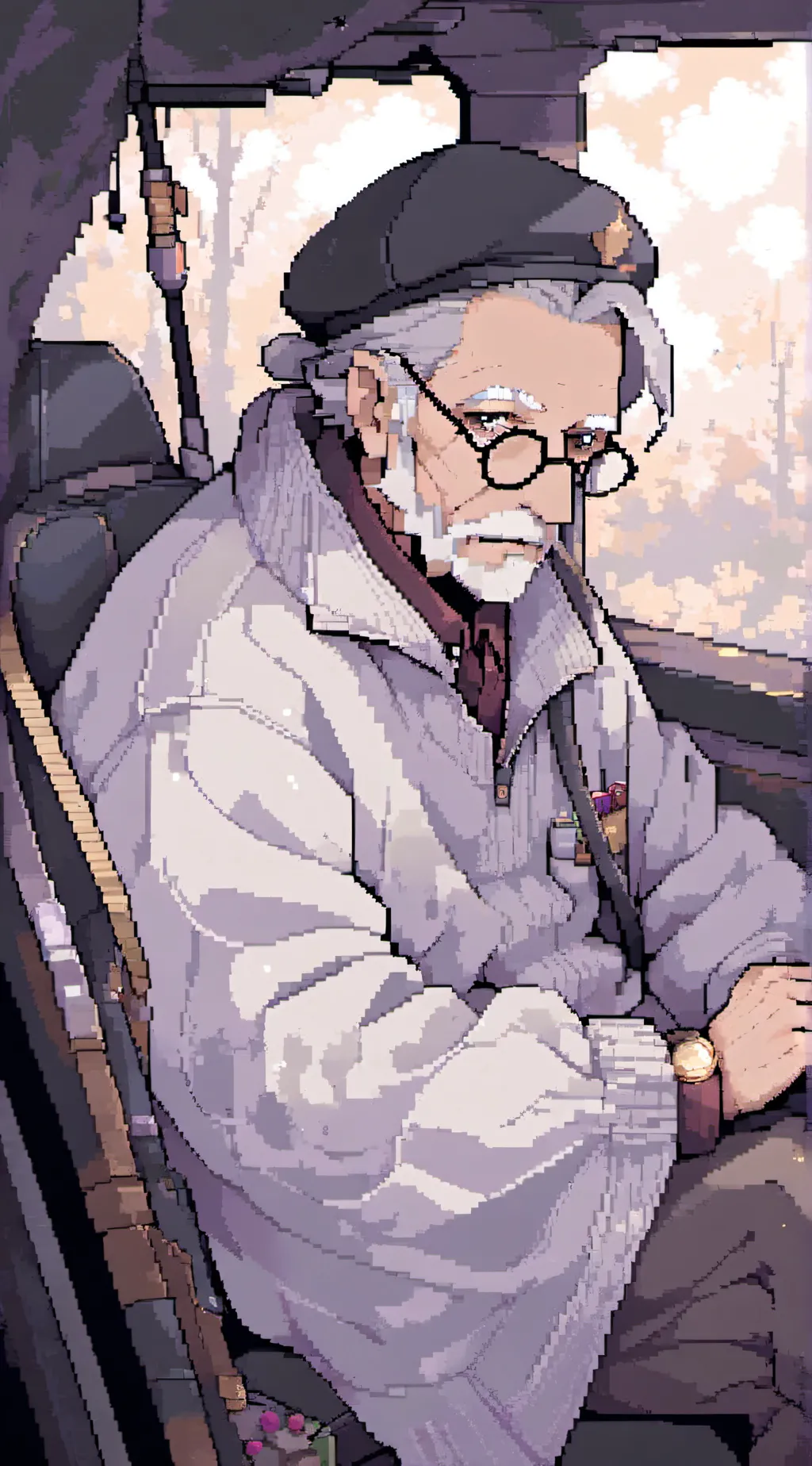 ai character: a creep background