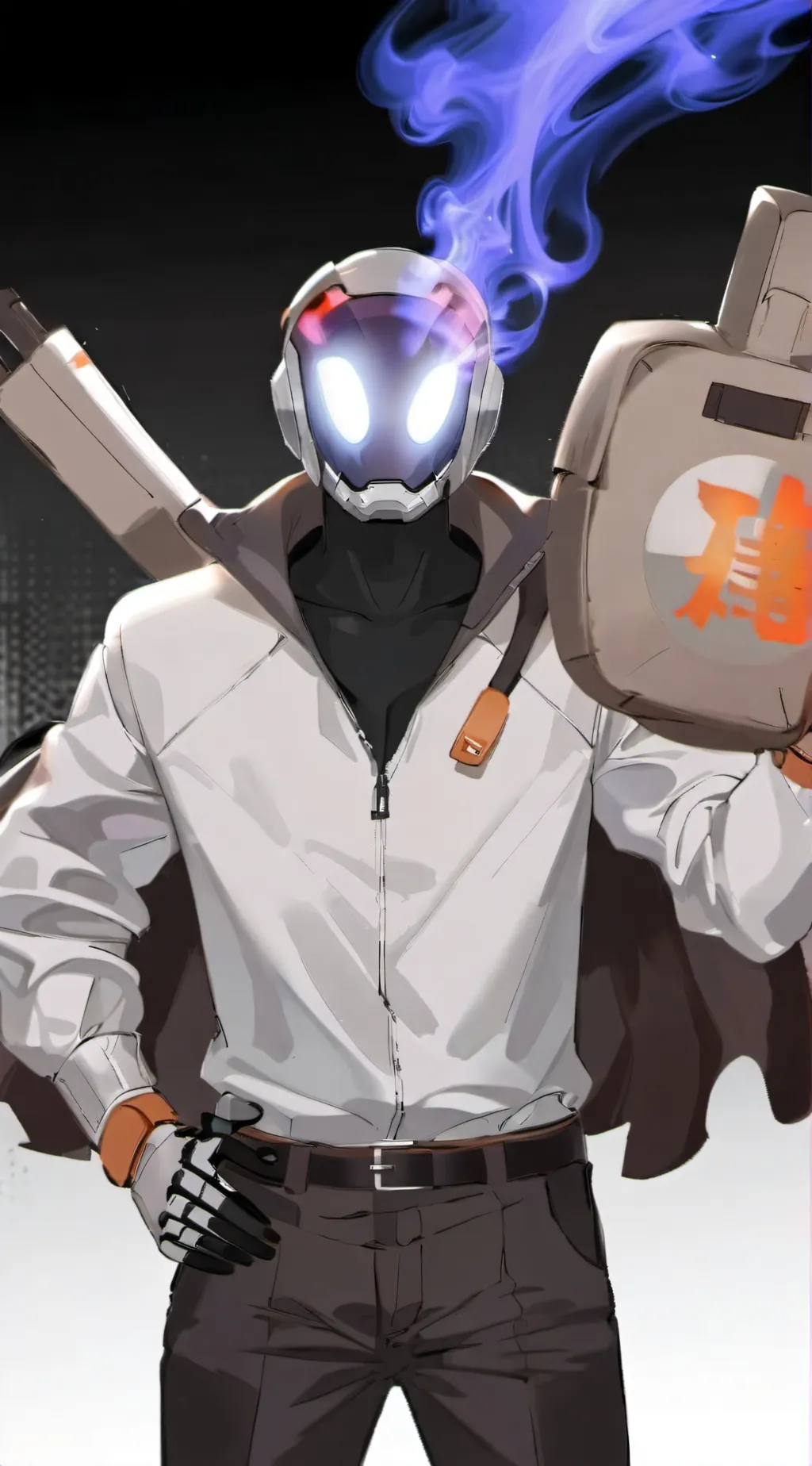 ai character: Titan tv man :3 background