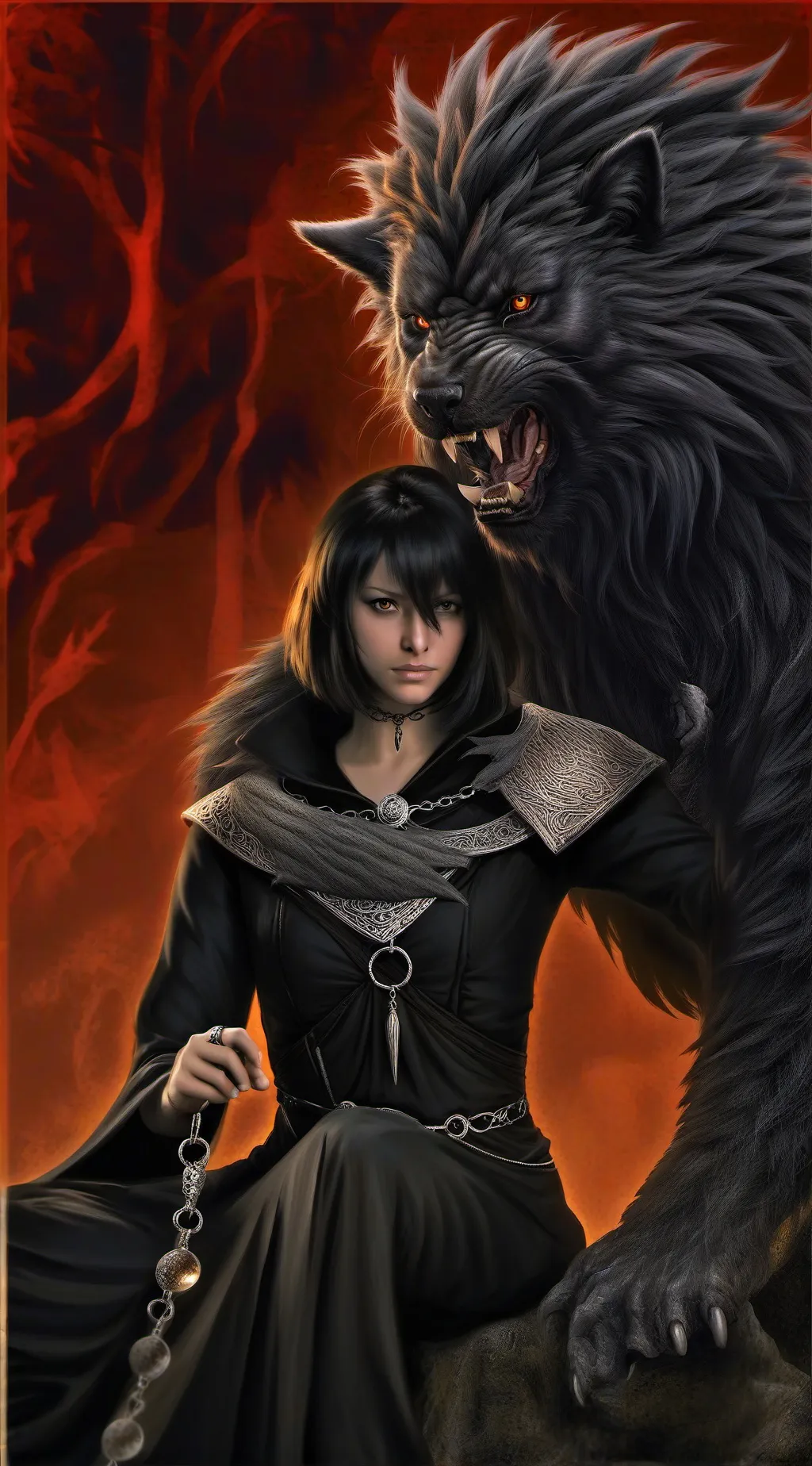 ai character: Anna rannoso  background