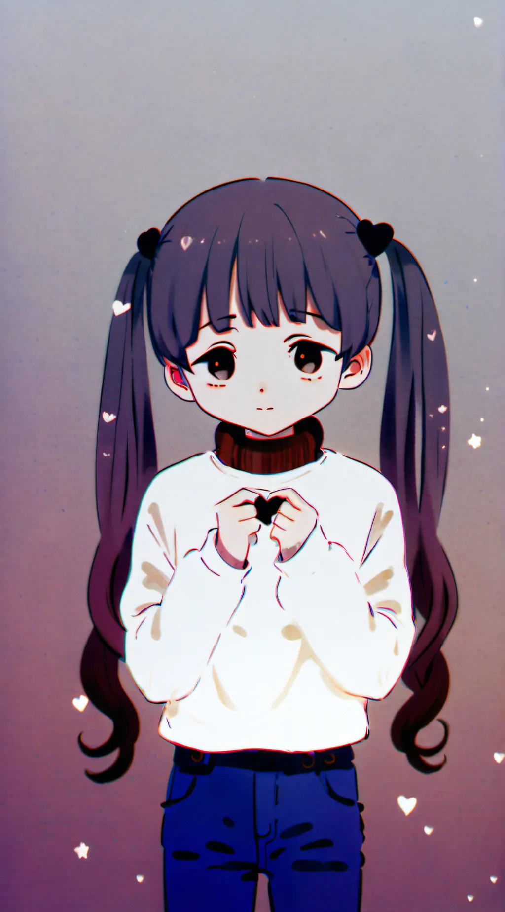 ai character: Giyuu's daughter  background