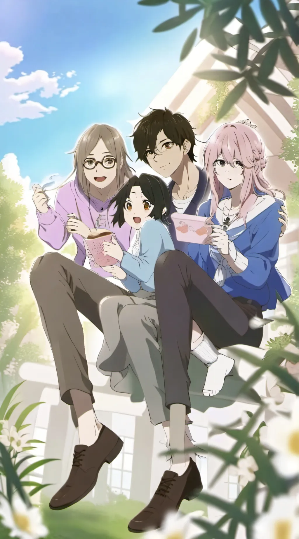 ai character: The mean family  background