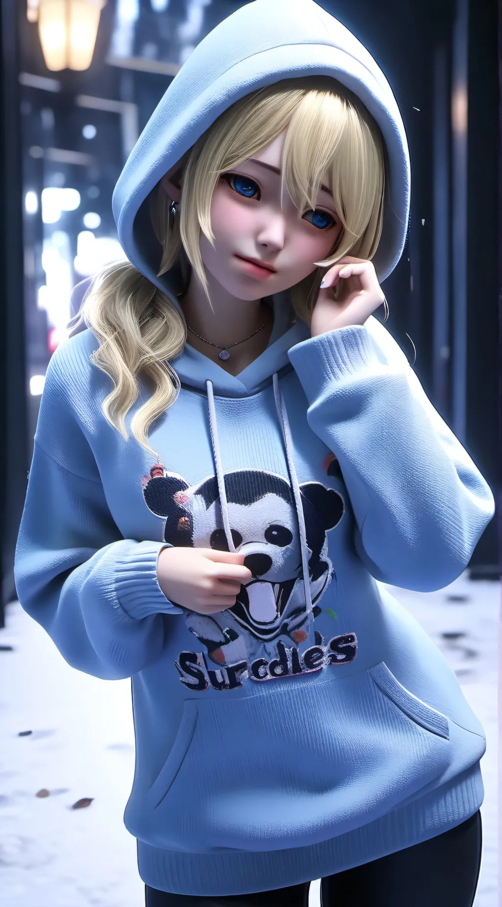 ai character: Lilly background