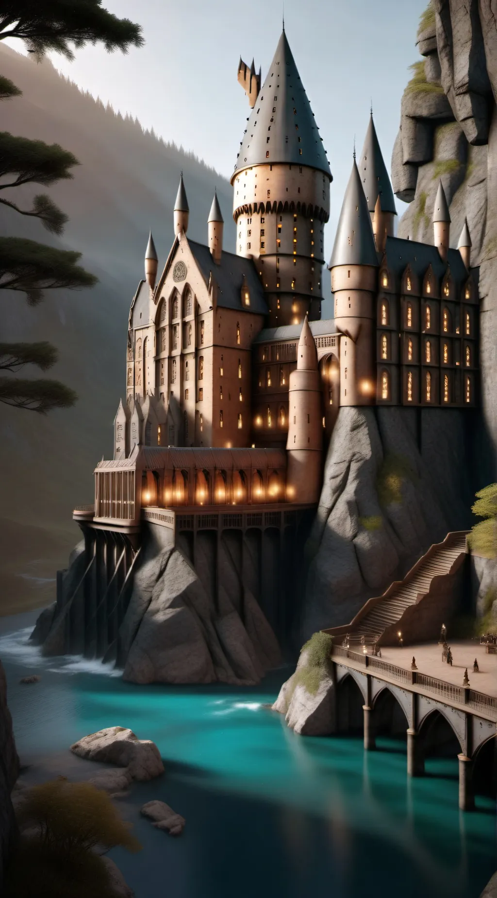 ai character: Hogwarts background