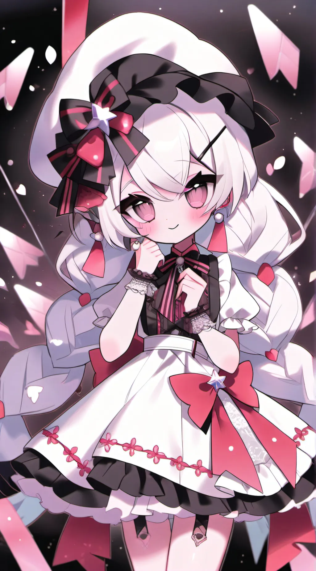 ai character: velvette as baby background