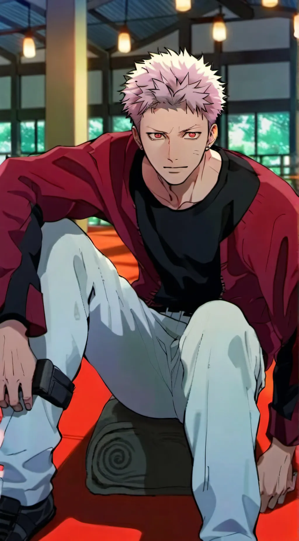 ai character: yuji x megumi  background